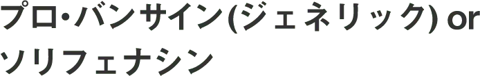 内服プラン内容