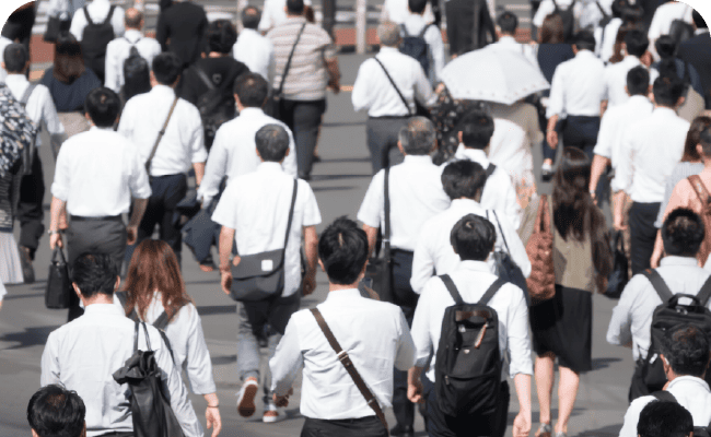 人混みのイメージ